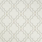 Sample 35238.11.0 White Multipurpose Lattice Scrollwork Fabric by Kravet Basics
