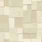 Sample 2922-25355 Trilogy, Duchamp Wheat Metallic Squares by A-Street Prints Wallpaper