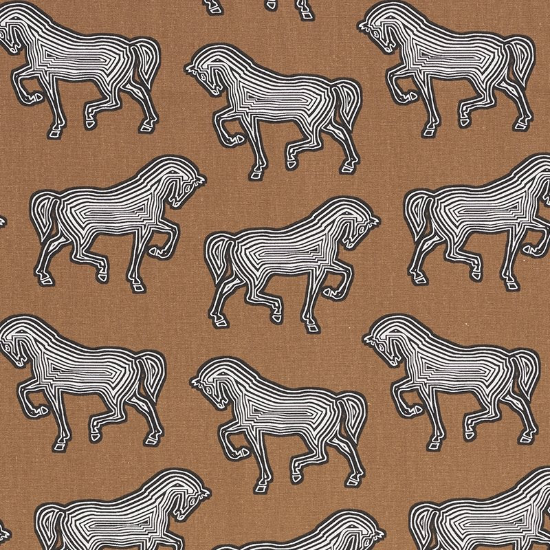 Purchase 178012 Faubourg Brown by Schumacher Fabric