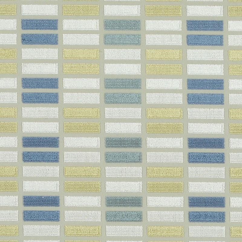 Dv15964-542 | Blue/Yellow - Duralee Fabric