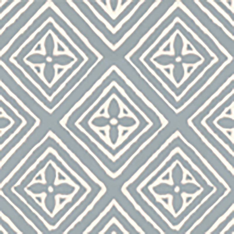 Sample 2490-23WP Fiorentina, Clay on Off White by Quadrille Wallpaper