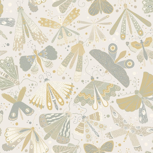 Search 4111-63025 Briony Flyga Light Blue Butterfly Bonanza Wallpaper Light Blue A-Street Prints Wallpaper