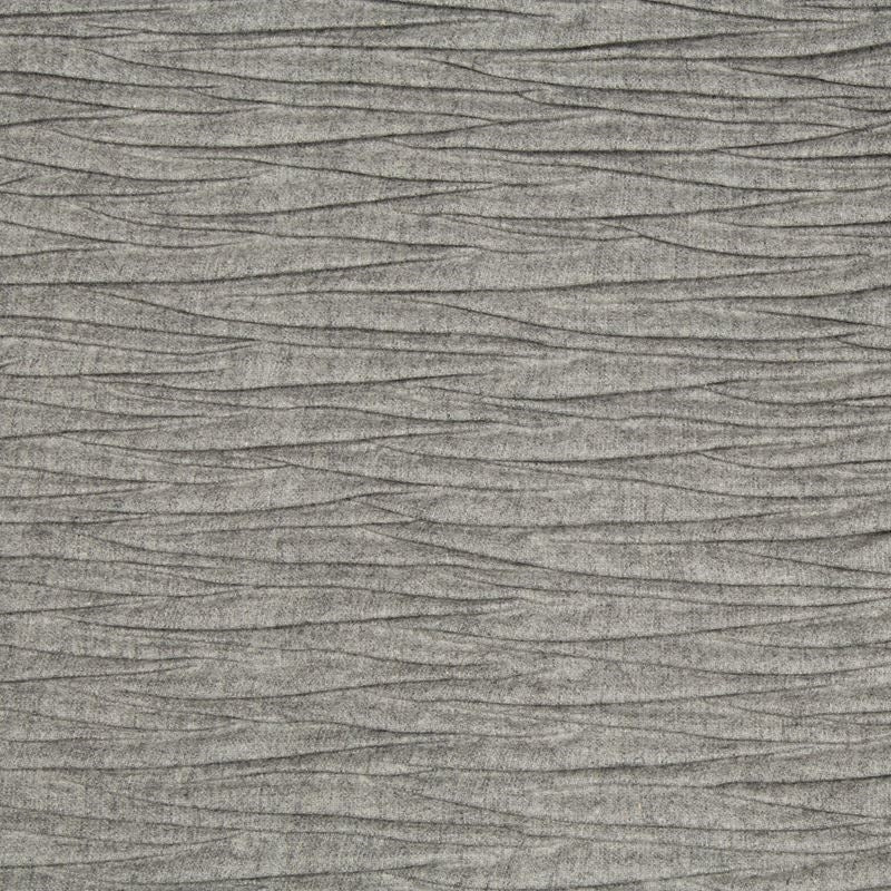 Sample 34919.11.0 Layered Look Grey Heather Grey Upholstery Pleated Fabric by Kravet Couture