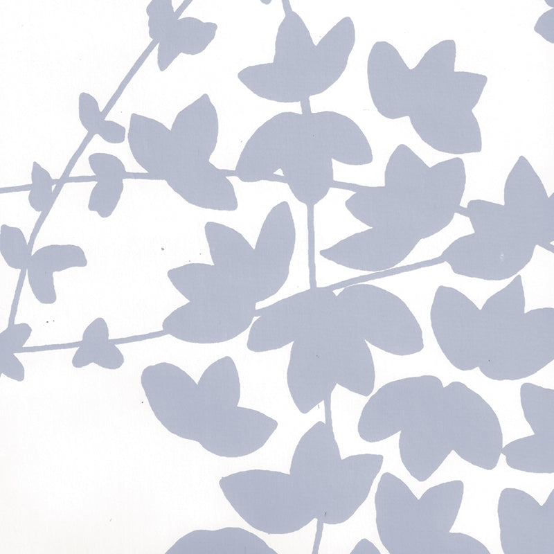 Sample 4100-20WP Lysette, Windsor Blue on White by Quadrille Wallpaper