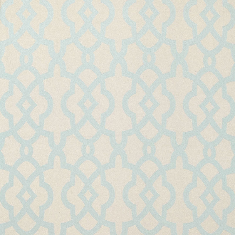 Purchase sample of 66420 Lincent Weave, Aqua by Schumacher Fabric