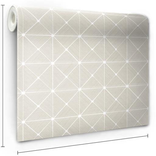 Looking Psw1072Rl Geometrics Geometric Neutral Peel And Stick Wallpaper