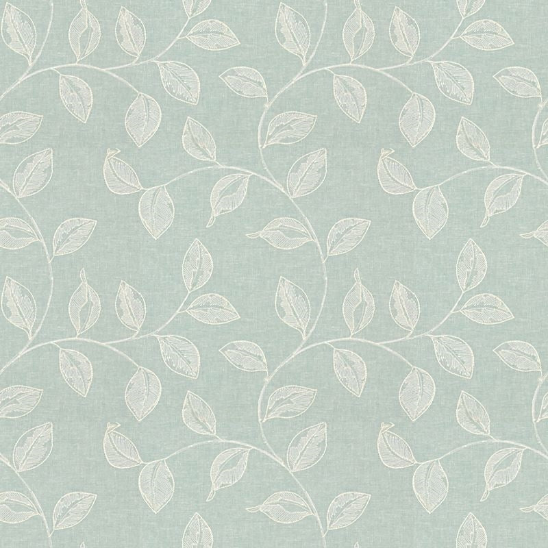 Purchase 34095.15.0 Bakli Spa Botanical/Foliage Light Blue by Kravet Design Fabric