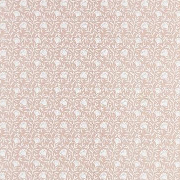View F1465/01 Melby Blush Botanical by Clarke And Clarke Fabric