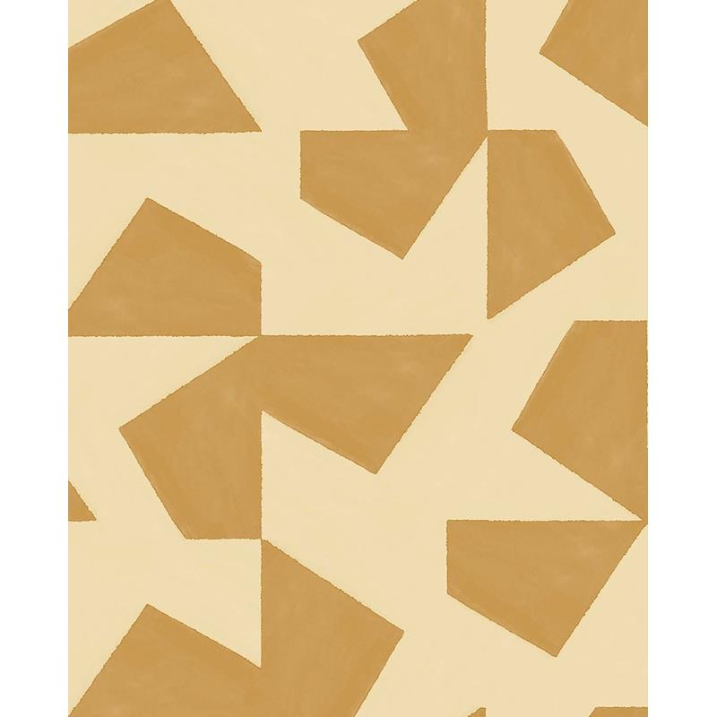 Sample EJ318040 Twist, Azad Yellow Abstract Geometric by Eijffinger