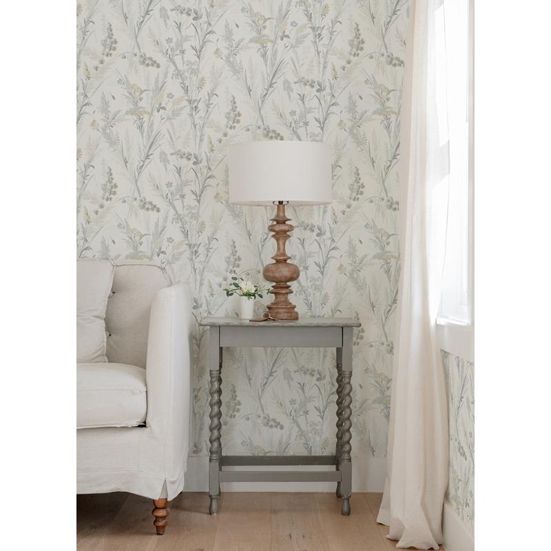 View 4072 70030 Delphine Lightblue Chesapeake Wallpaper