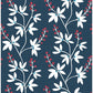 Buy 2901-25438 Perennial Linnea Elsa Navy Botanical Trail A Street Prints Wallpaper