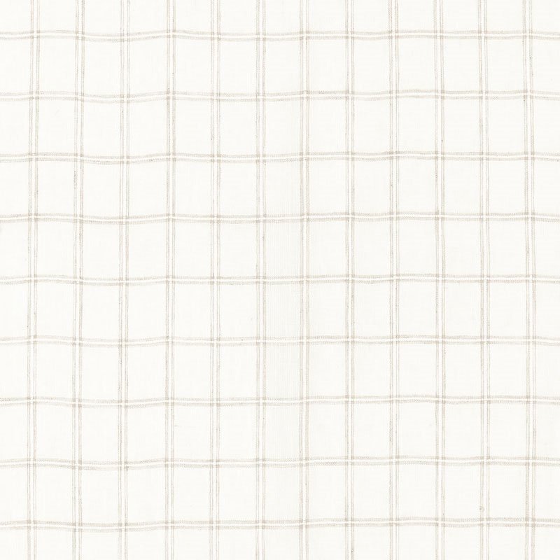 Purchase sample of 67830 Da Vinci Sheer, Ivory / Linen by Schumacher Fabric