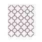 Sample 2625-21859 Symetrie, Origin Burgundy Quatrefoil  by A Street Prints
