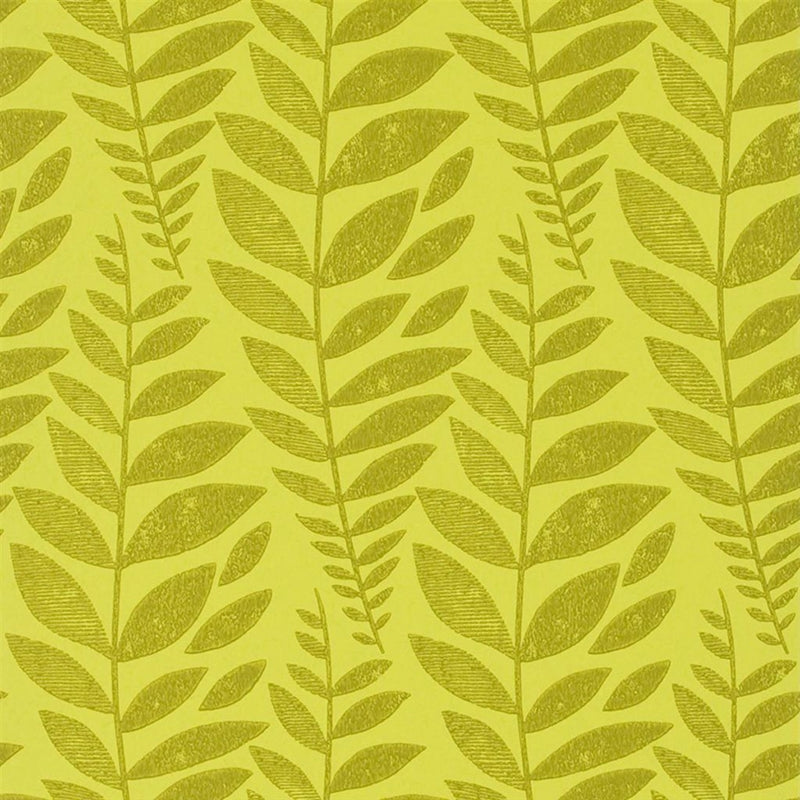 Sample P627-04 Odhni, Moss by Designer Guild Wallpaper