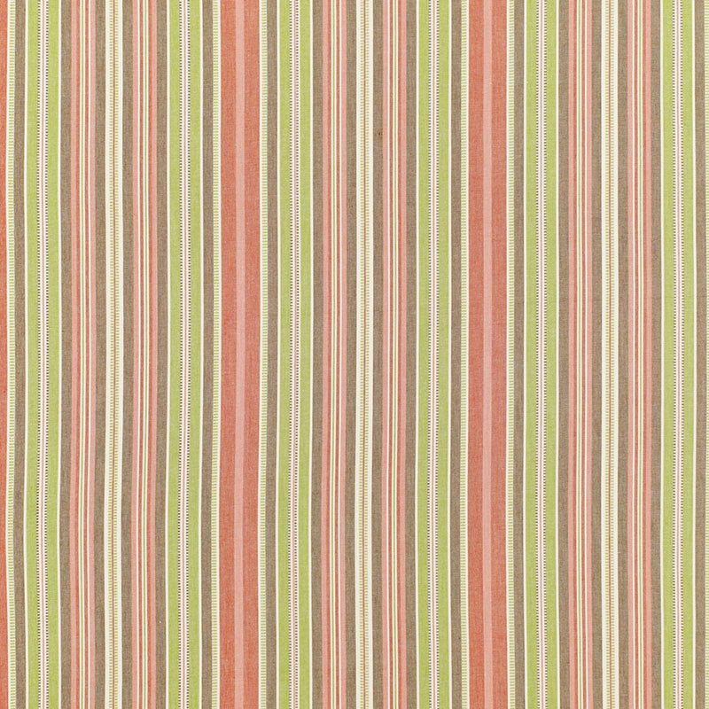 Purchase sample of 68682 Avignon Stripe, Berry by Schumacher Fabric