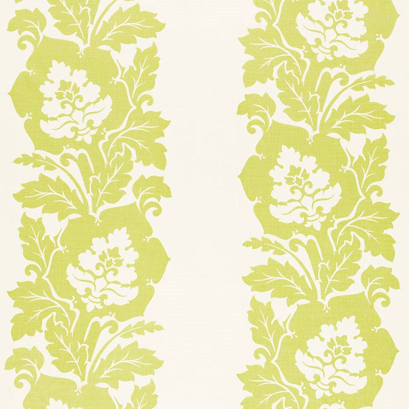 Purchase sample of 173851 Margate Damask Print, Apple by Schumacher Fabric