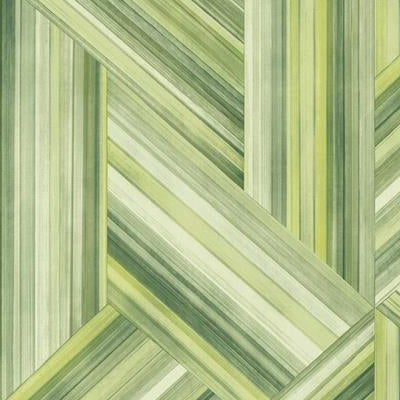 Save LW50104 Living with Art Geo Inlay Chartreuse and Basil by Seabrook Wallpaper