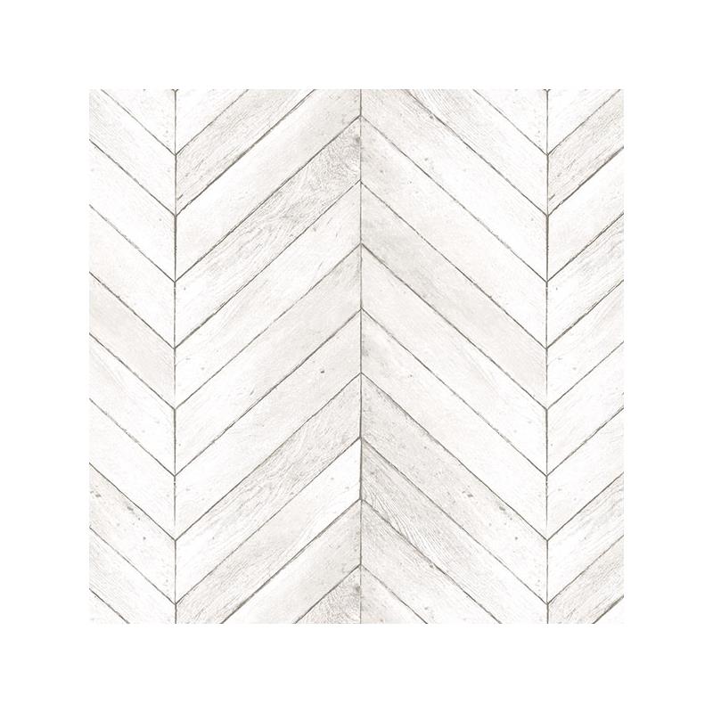 Sample G68000 Organic Textures, Neutral Chevron Wood Wallpaper by Norwall