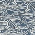 Buy F1193/03 Surf Navy Modern Chinoiserie by Clarke And Clarke Fabric