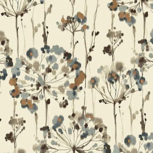Search PSW1095RL Simply Candice Botanical Blue Peel and Stick Wallpaper