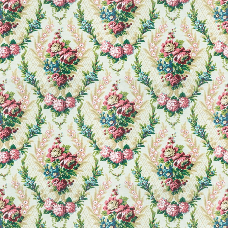 Sample 7409-1 Freme Des Fleurs Vintage Bassett Mcnab By Bassett Mcnab Fabric