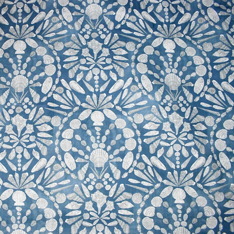 Select S5074 Blue Silver Coastal Blue Greenhouse Fabric