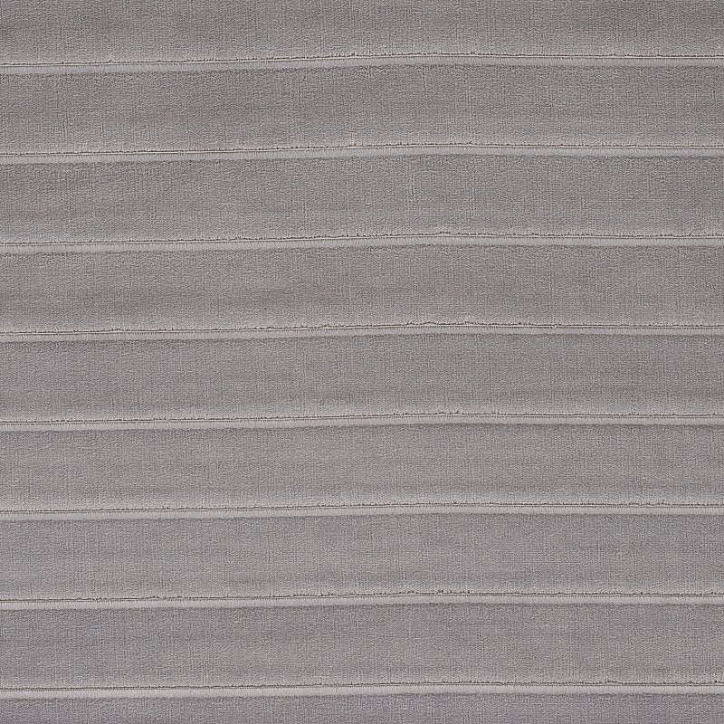 Purchase sample of 80463 Frederika Channeled Velvet, Otter Grey by Schumacher Fabric