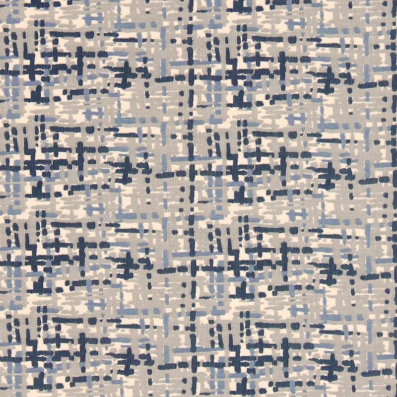 230087 | Abstract Plaid Cobalt - Robert Allen