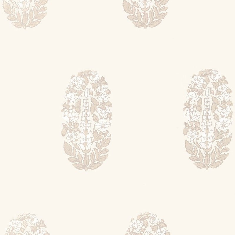 Select 5005310 Askandra Flower Oyster Schumacher Wallpaper