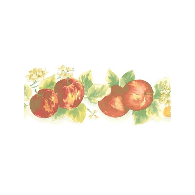Sample KC78352DC Yellow Fruit wallpaper Norwall Wallpaper