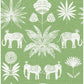 Acquire 4014-26435 Seychelles Bazaar Green Elephant Oasis Wallpaper Green A-Street Prints Wallpaper