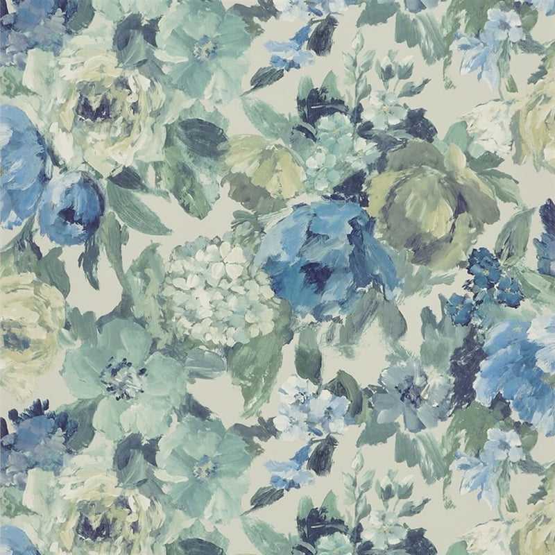 View PDG675/05 Roseto Indigo by Designer Guild Wallpaper