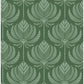Sample 4014-26426 Seychelles, Palmier Green Lotus Fan Wallpaper by A-Street Prints Wallpaper