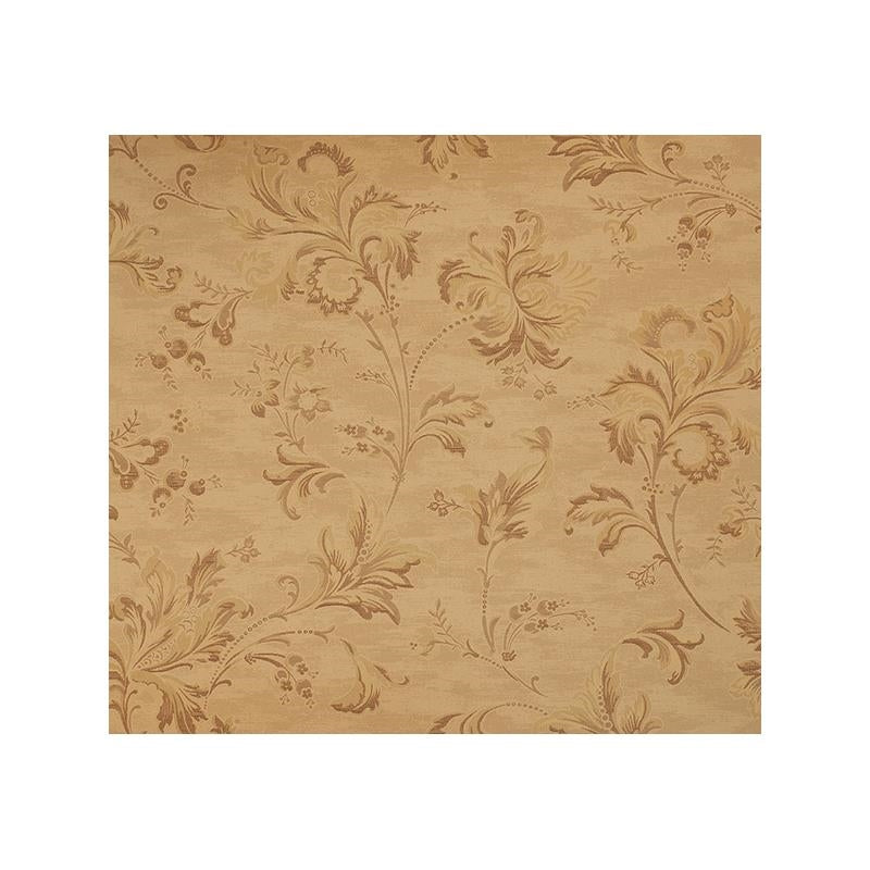 Sample Carl Robinson  CB60506, Ferndale color Brown  Acanthus Leaves Wallpaper