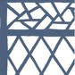 Sample 6025W-10WWP Trellis Background, Navy on White  by Quadrille Wallpaper