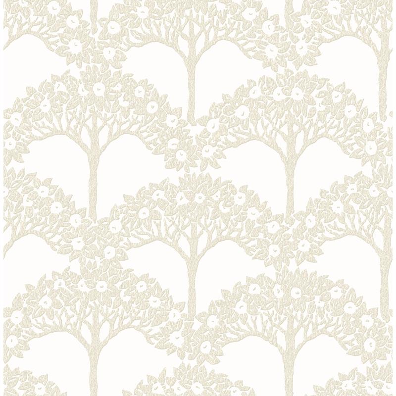 Sample 2970-26113 Revival, Dawson Beige Magnolia Tree Wallpaper by A-Street Prints Wallpaper