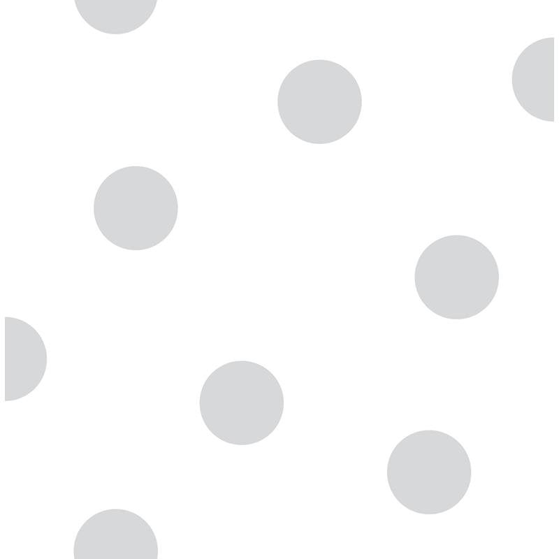 Sample DA61600 Day Dreamers, Dots Soft Gray Seabrook Wallpaper
