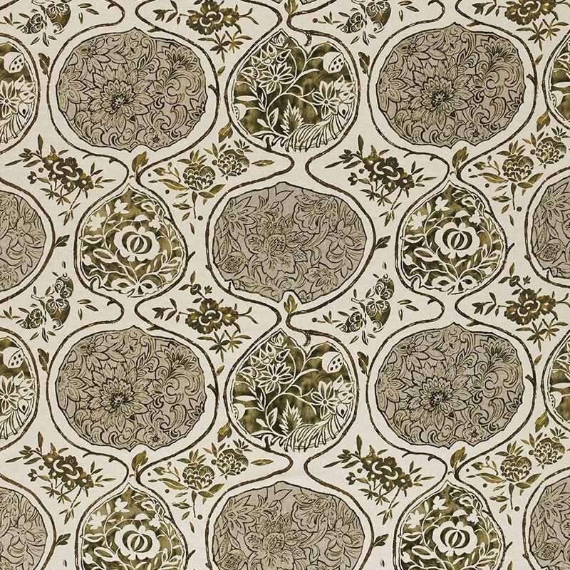 Purchase sample of 2620930 Katsugi, Link And Sepia by Schumacher Fabric