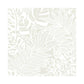 Sample SS2573 Silhouettes, Jungle Leaves White York Wallpaper