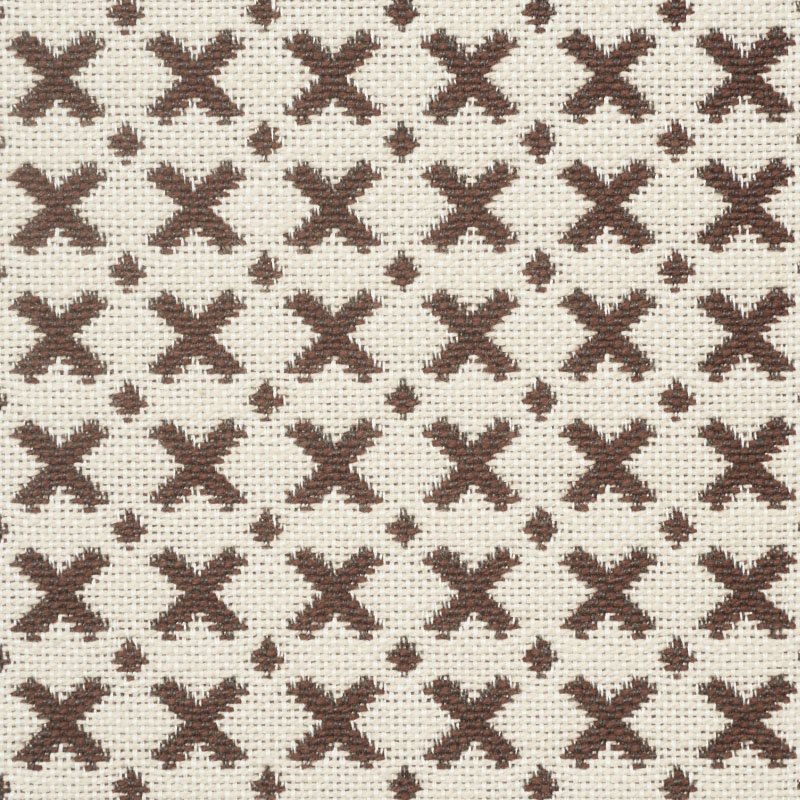 Purchase sample of 77202 Elias, Brown & Ecru by Schumacher Fabric