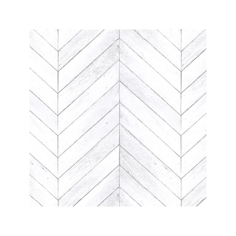 Sample G68001 Organic Textures, Grey Chevron Wood Wallpaper by Norwall