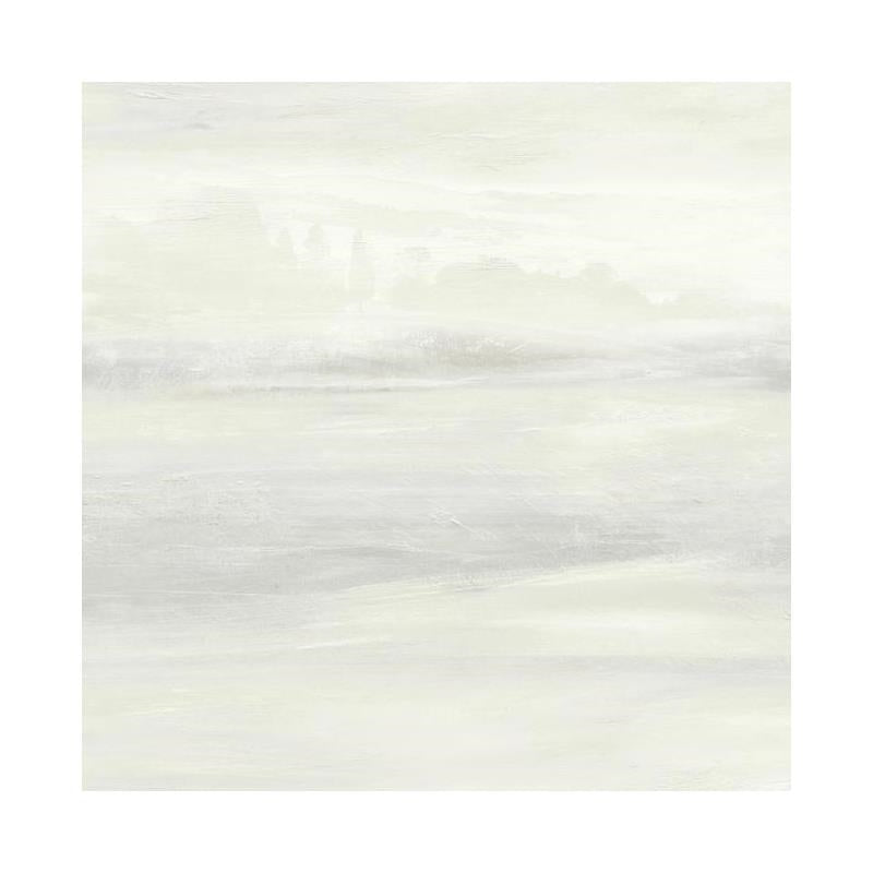 Sample - SO2430 Tranquil, Soothing Mists Scenic color White, Modern by Candice Olson Wallpaper