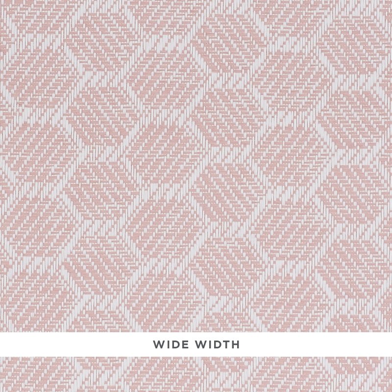 Order 5011280 Abaco Paperweave Blush Schumacher Wallcovering Wallpaper