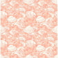 Looking 2904-25689 Fresh Start Kitchen & Bath Surfside Coral Shells Wallpaper Coral Brewster