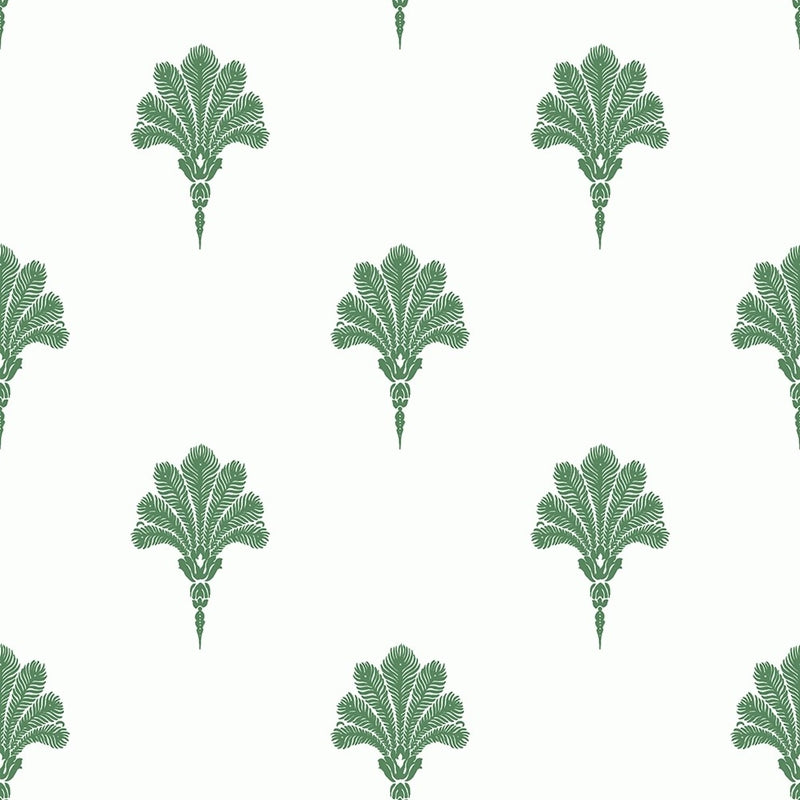 Purchase MB31604 Beach House Summer Fan Greenery Feathers by Seabrook Wallpaper