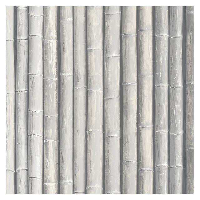 Find G67942 Organic Textures Grey Bamboo Wallpaper by Norwall Wallpaper