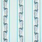 Looking 179381 Aleksy Stripe Teal by Schumacher Fabric
