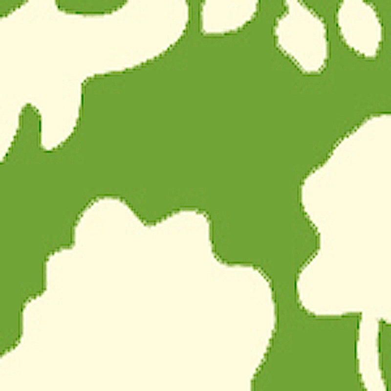 Order AP804B-06 Potalla Background Jungle Green on Off White by Quadrille Wallpaper