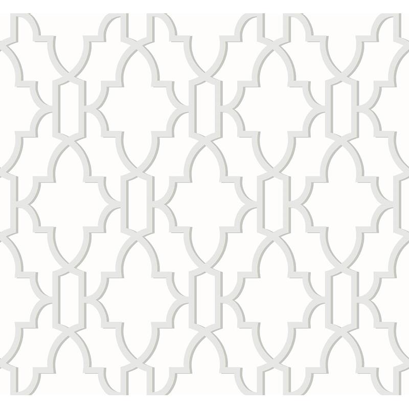Sample LN21105 Luxe Haven, Coastal Lattice Harbor Mist Lillian August
