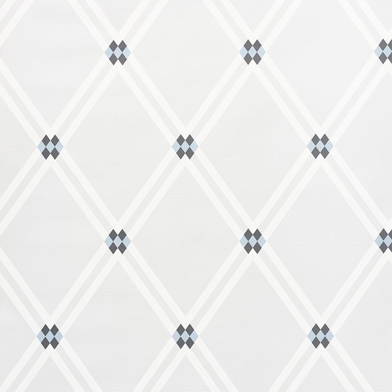 Acquire 5009240 Asolo Blue Schumacher Wallpaper